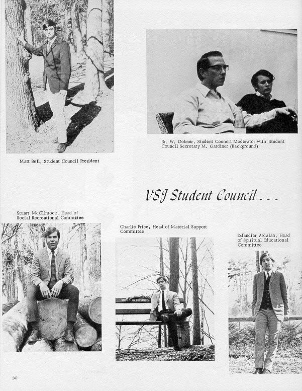 TOC  for  Villa Saint Jean International School  1970 Yearbook Le Chamois Sophomores and Freshmen p30